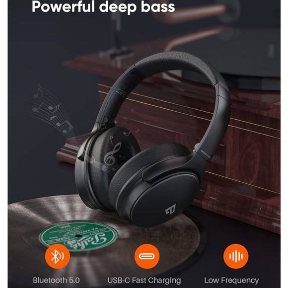 Wireless Noice Cancelling Headphones (blue) - Picture 3 of 5